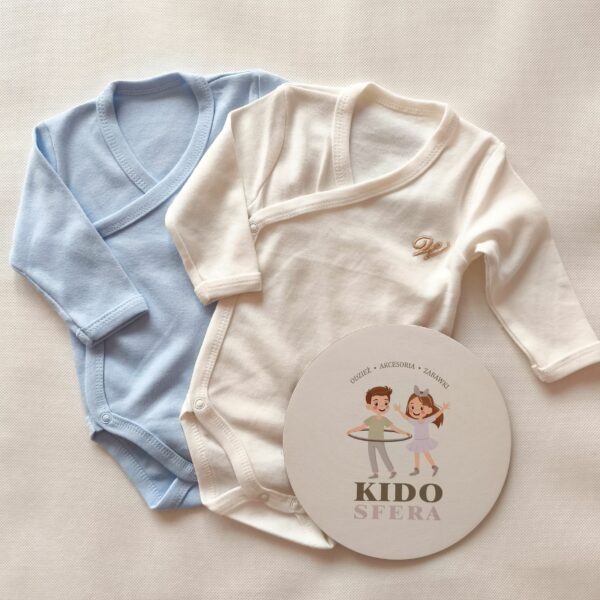 Body kopertowe z długim rękawem dla niemowląt