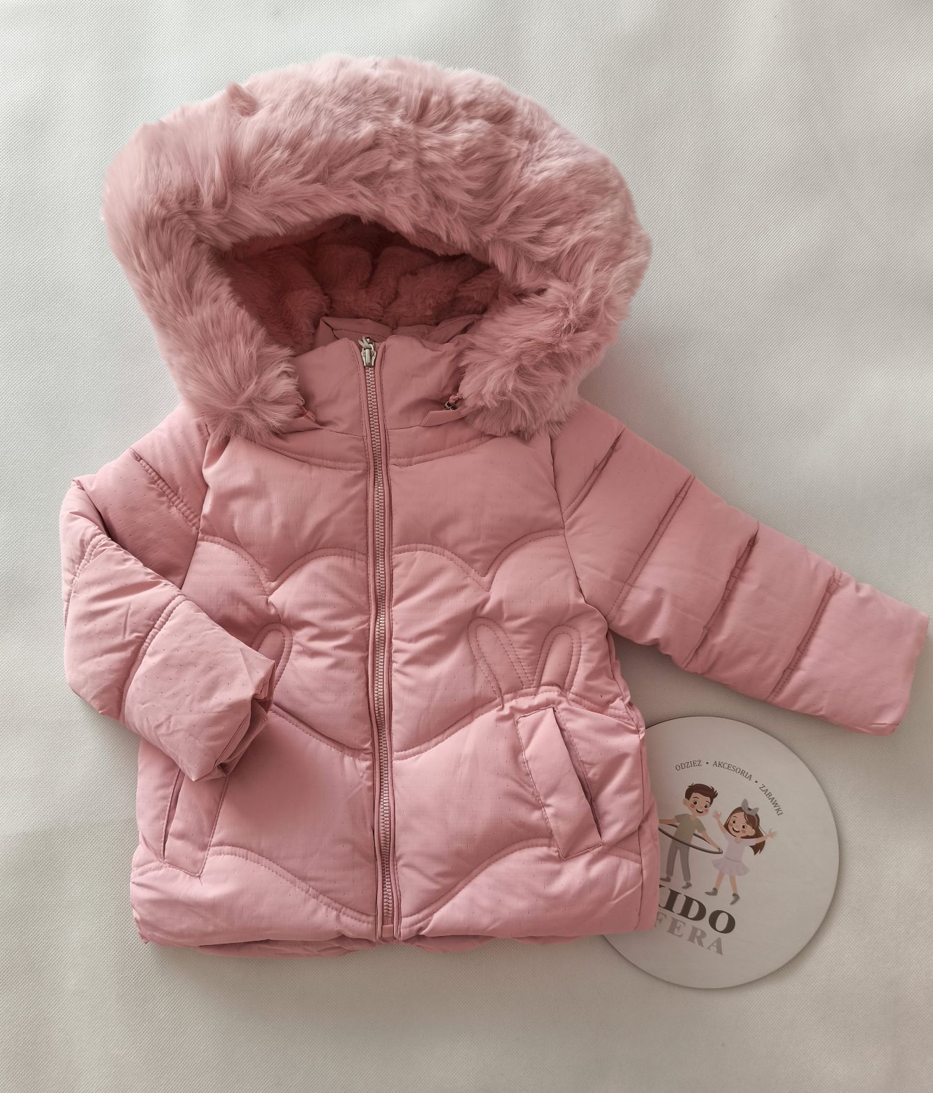Kurtka Zimowa dla dziewczynki - obrazek 2
