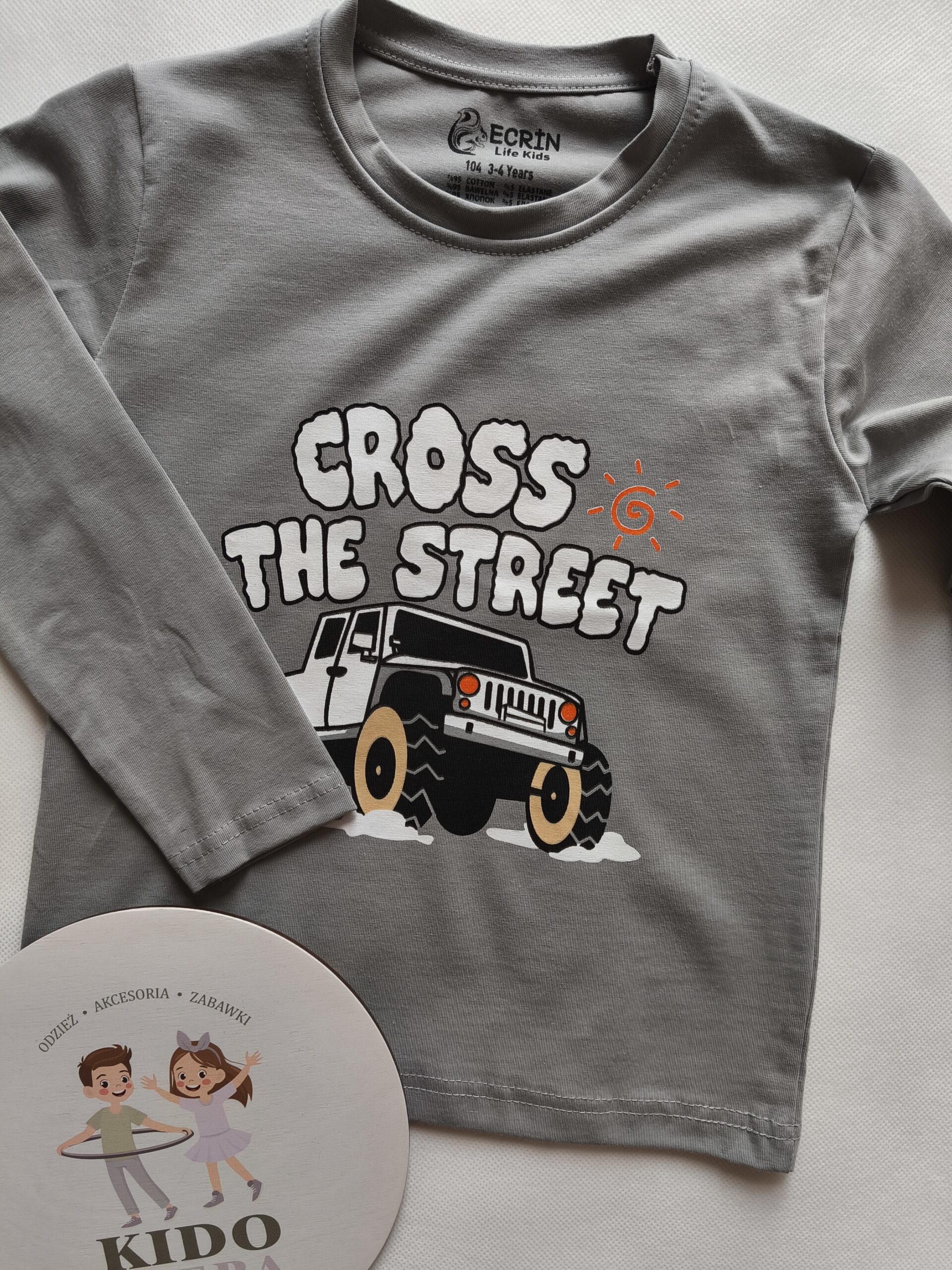 Bluzka CROSS THE STREET - obrazek 2