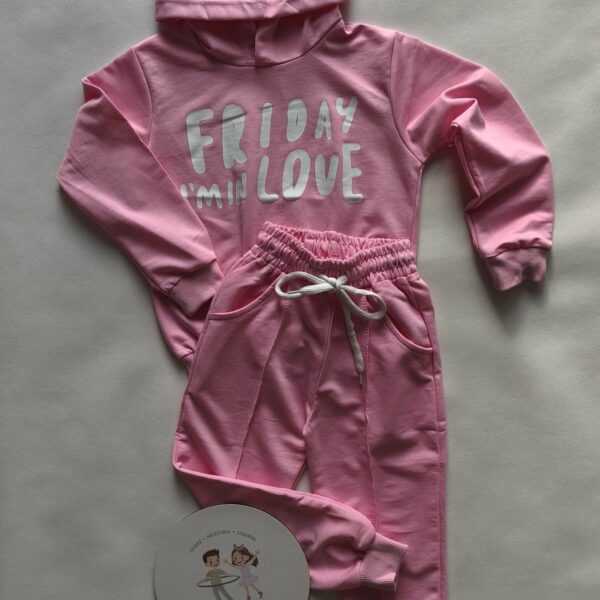 Komplet Różowy FRIDAY