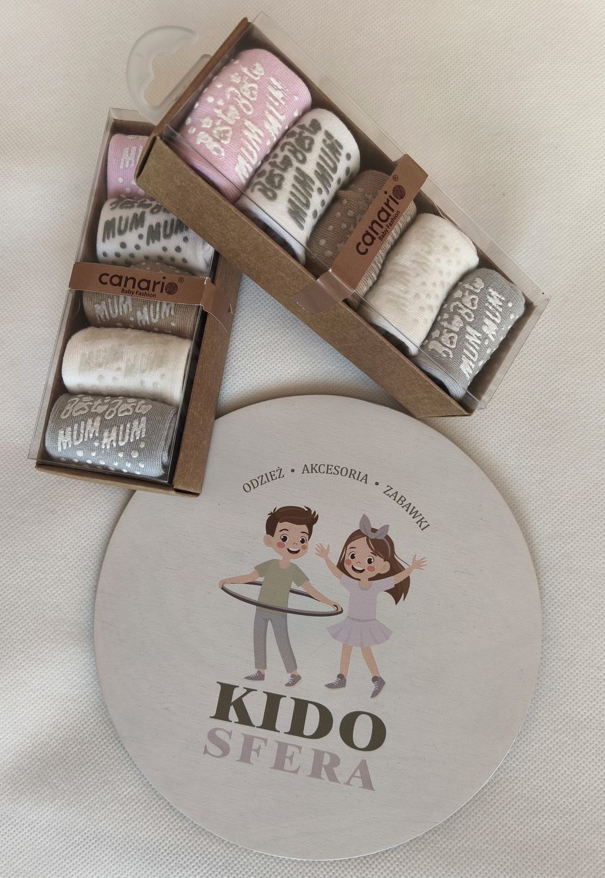 Skarpetki niemowlęce antypoślizgowe