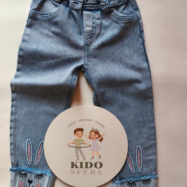 Spodnie jeansowe dla dziewczynki