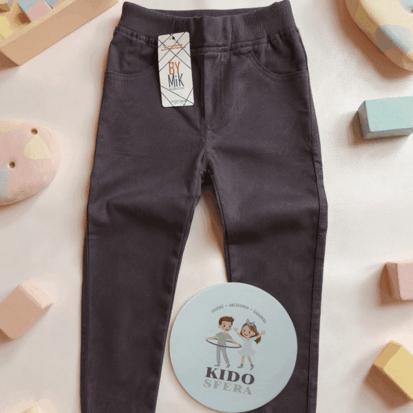 Klasyczne spodnie dla chłopca GRAFITOWE