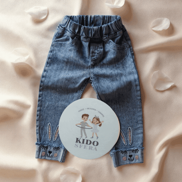 Spodnie jeansowe dla dziewczynki