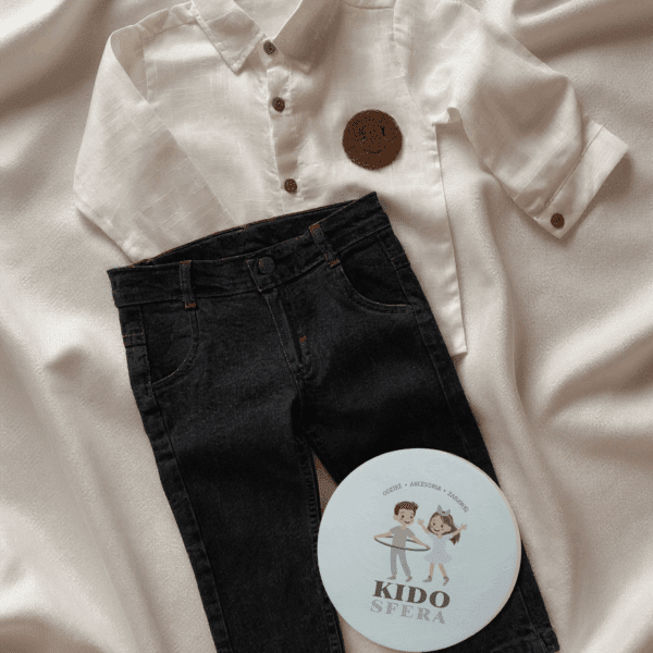 Komplet chłopięcy Koszula+ Jeansy