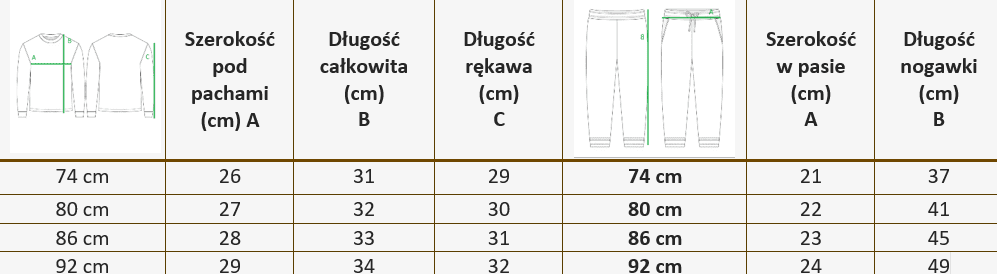 Komplet dresowy ZWIERZĘTA - obrazek 3