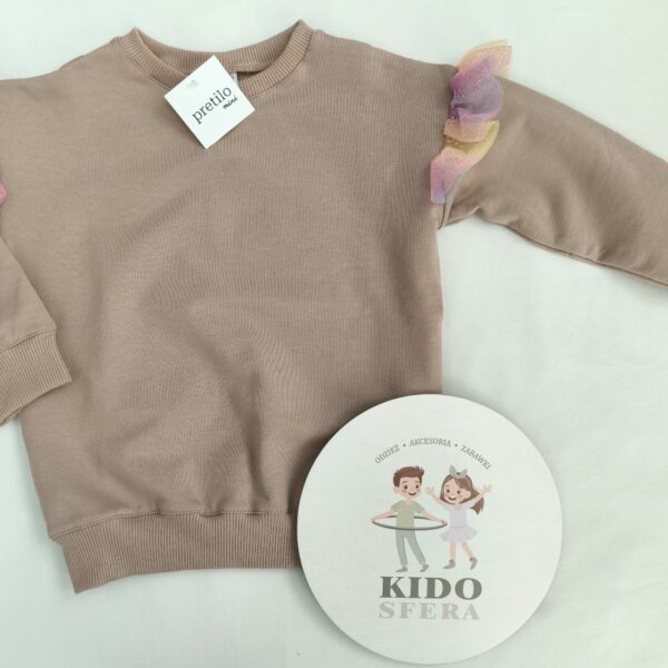 Bluza z tiulowym motylkiem