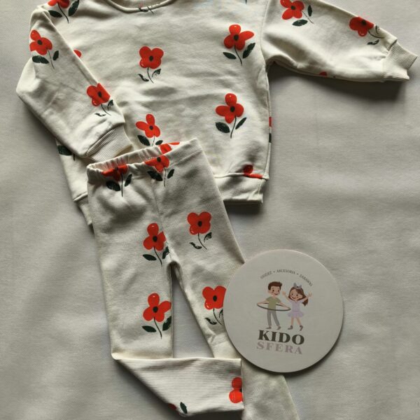 Komplet Bluza+ Leginsy BEŻ