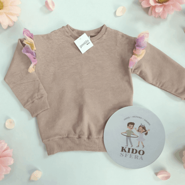 Bluza z tiulowym motylkiem