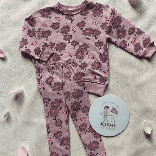 Komplet Bluza+ leginsy Fiolet